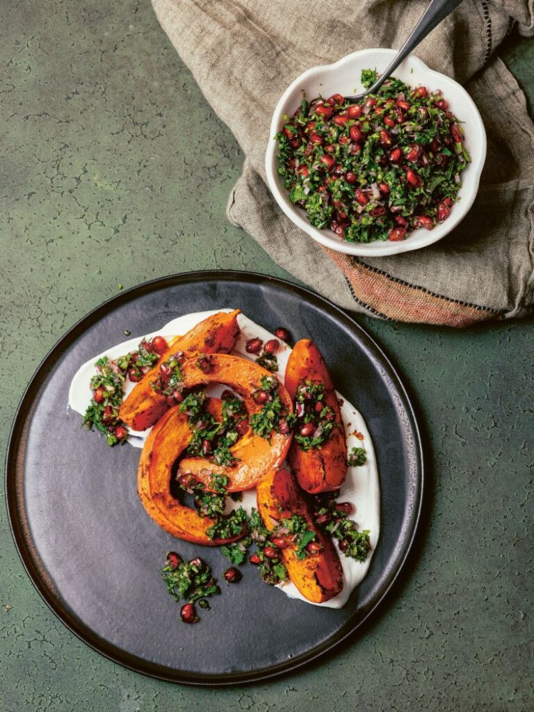 Rezept Parvin Razavi "Ein Fest für Gemüse", Geröstete Kürbisspalten